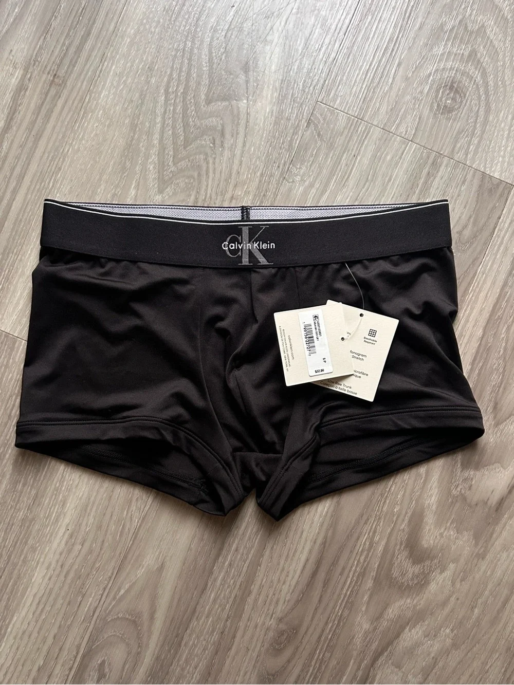 Calvin Klein | 1996 Micro Low Rise Trunks in Solid Black (Small)